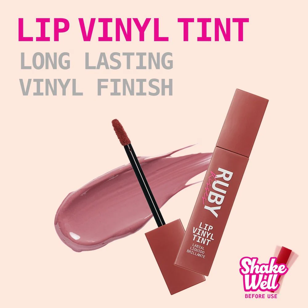 Ruby Kisses Lip Vinyl Tint Liquid Lipstick - 10 Shades - Image 15