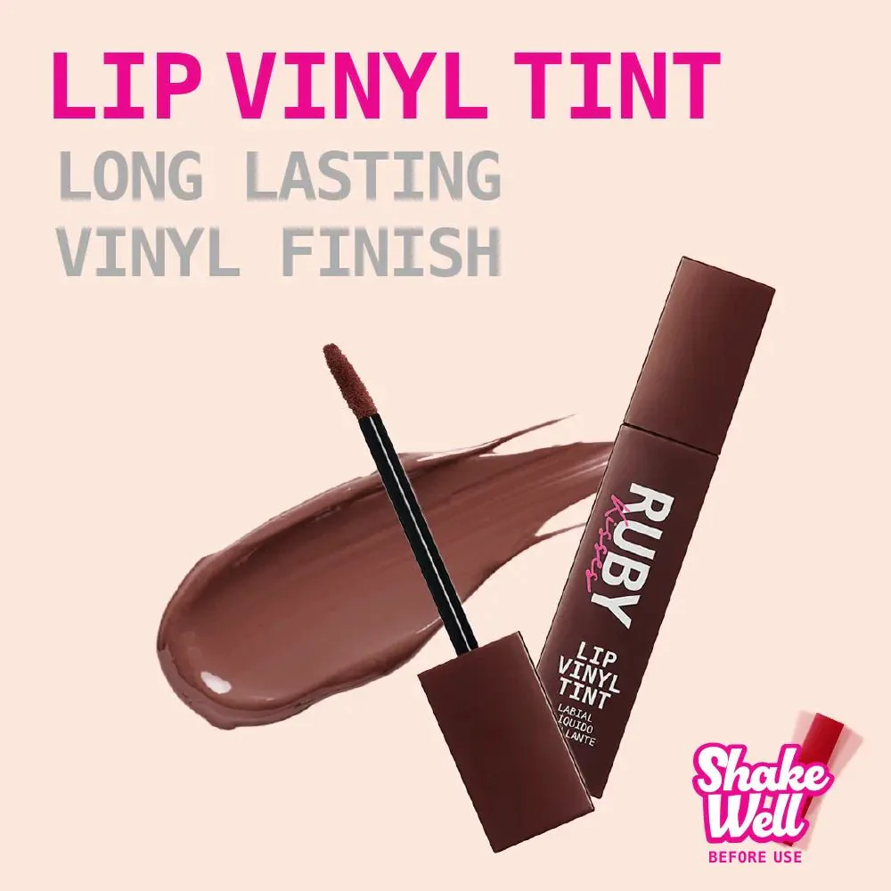 Ruby Kisses Lip Vinyl Tint Liquid Lipstick - 10 Shades - Image 21