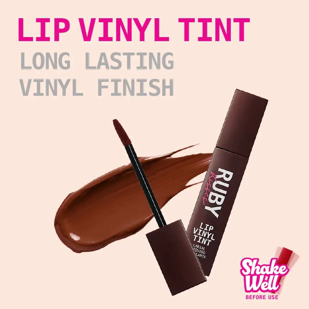 Ruby Kisses Lip Vinyl Tint Liquid Lipstick - 10 Shades - Image 27