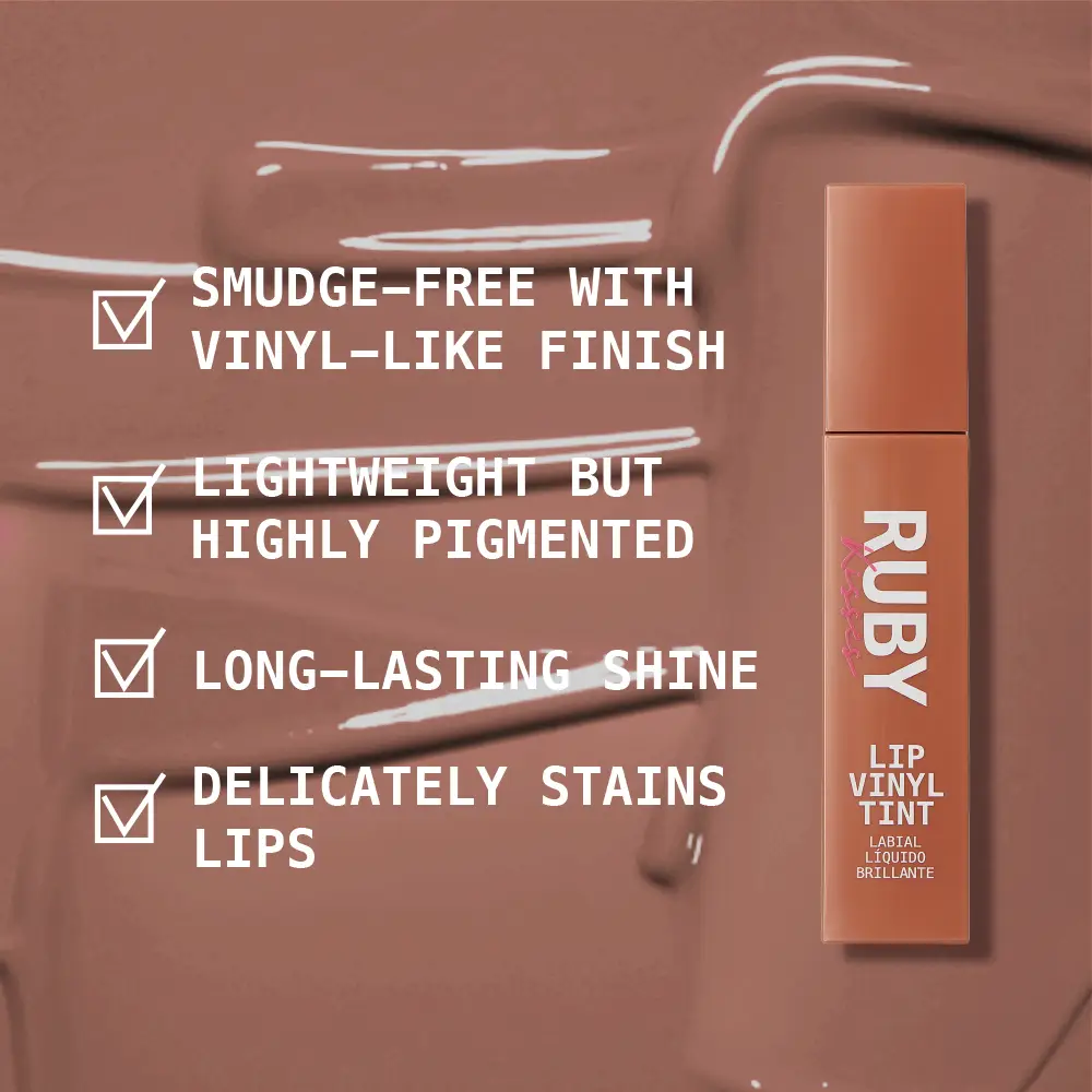 Ruby Kisses Lip Vinyl Tint Liquid Lipstick - 10 Shades - Image 3