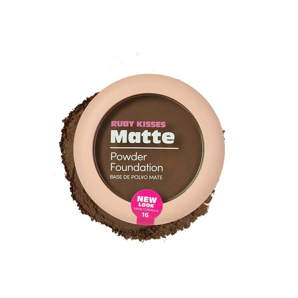 Ruby Kisses Matte Powder Foundation – Add Velvety Touch 8 Shades - Image 17