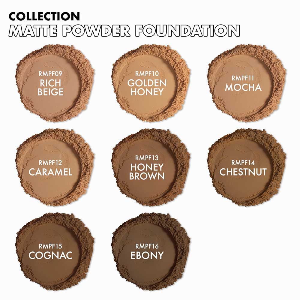 Ruby Kisses Matte Powder Foundation – Add Velvety Touch 8 Shades - Image 2