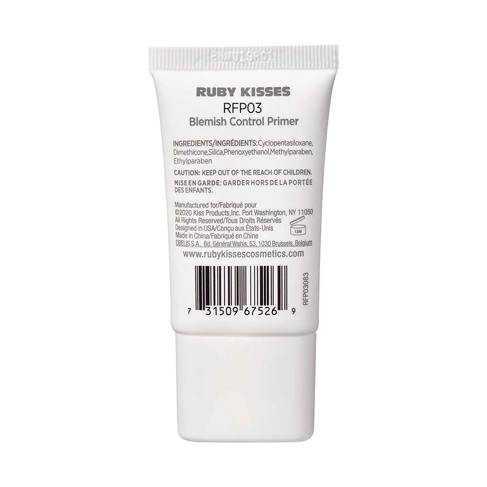 Ruby Kisses Never Touch Up Face Primer – Oily-Prone Skin 0.67 oz - Image 4