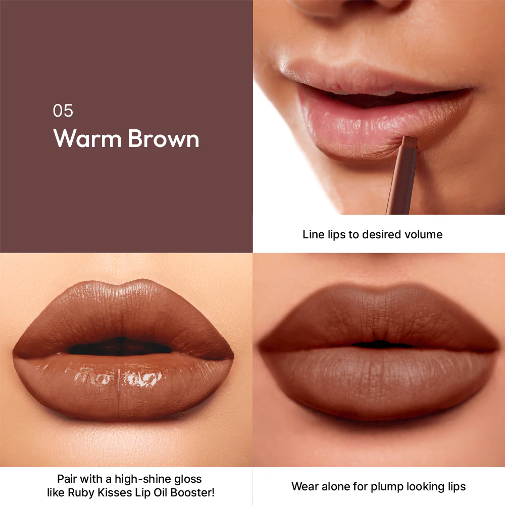 Ruby Kisses Plumping Lip Liner – 12 Shades - Image 17