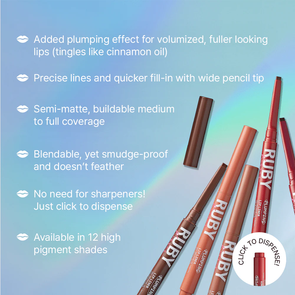 Ruby Kisses Plumping Lip Liner – 12 Shades - Image 40