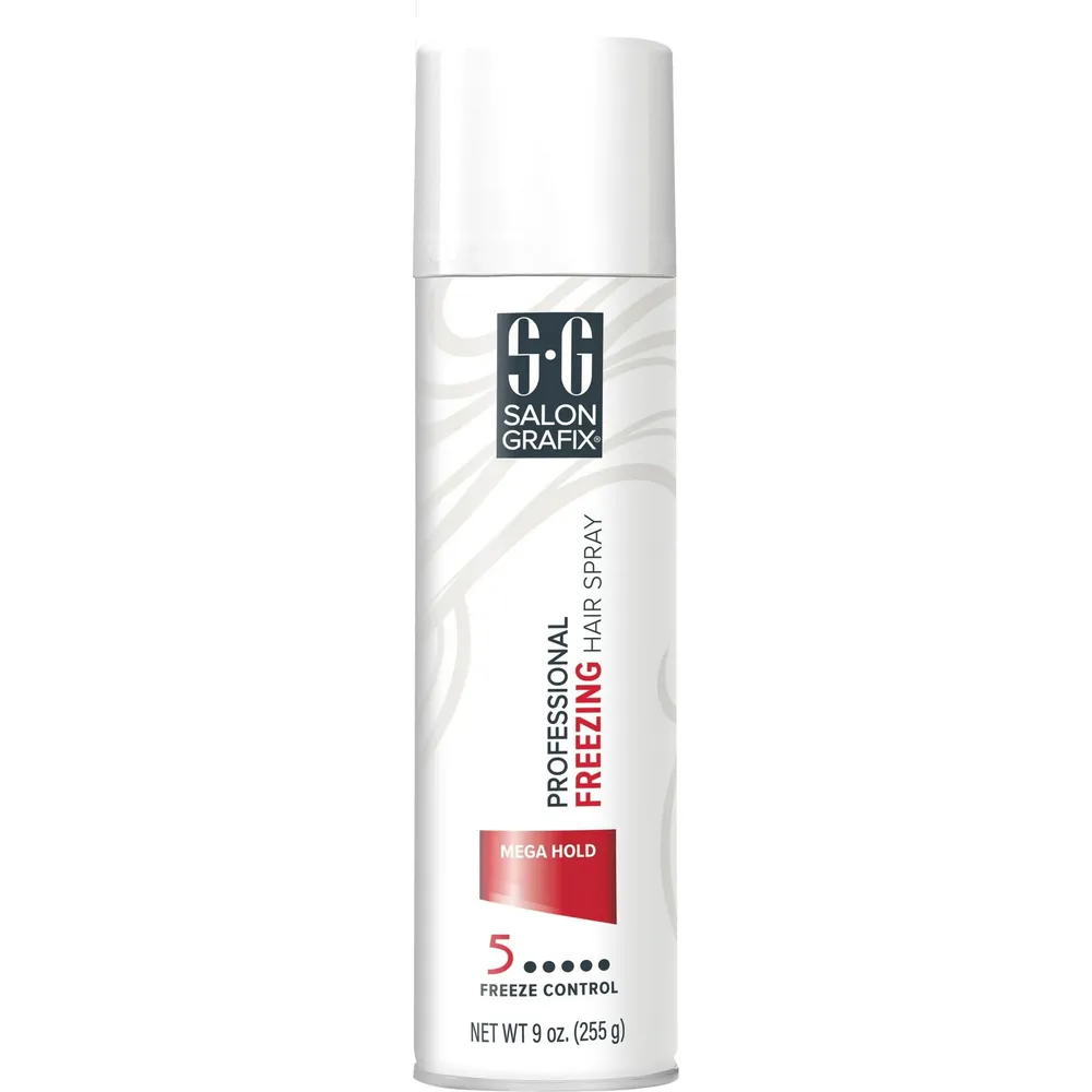 Salon Grafix Freezing Hair Spray – Mega Hold – 10oz