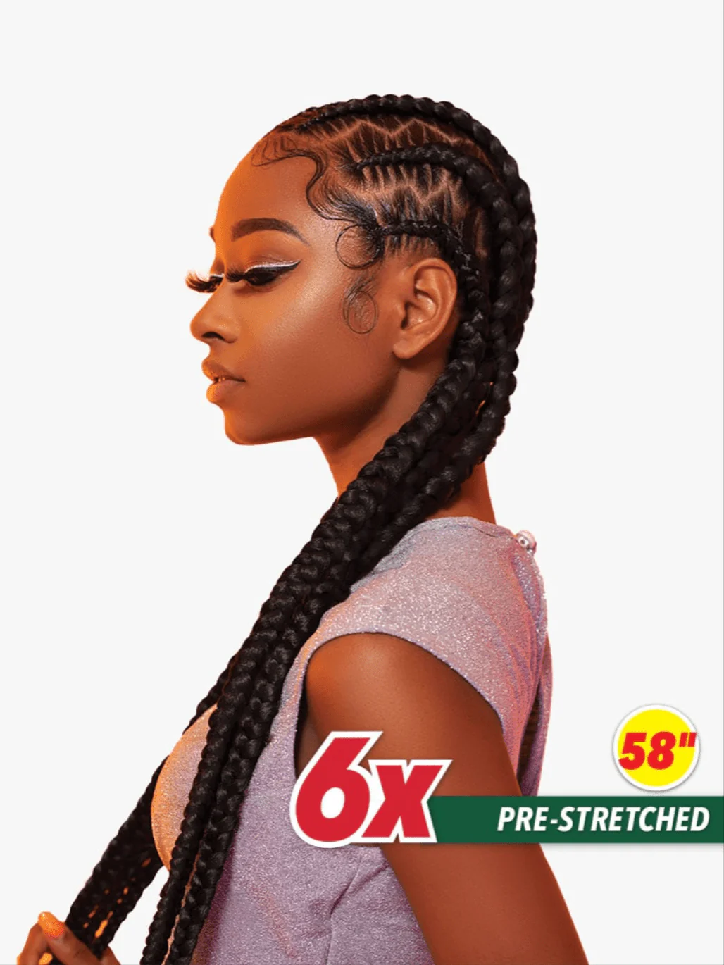 Sensationnel 6X X-Pression Pre-Stretched Braid – 58″ - Image 2