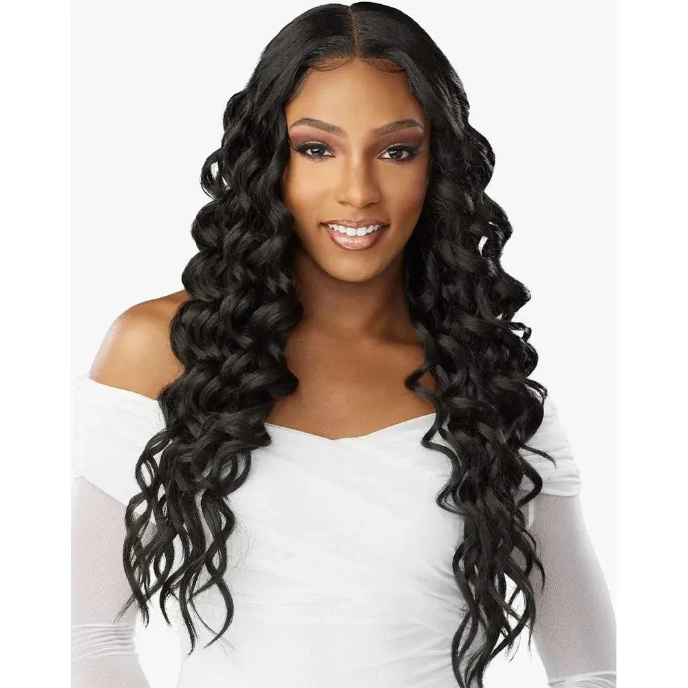 Sensationnel Butta Lace Human Hair Blend HD Lace Front Wig - Deep Twist 26" - Image 2