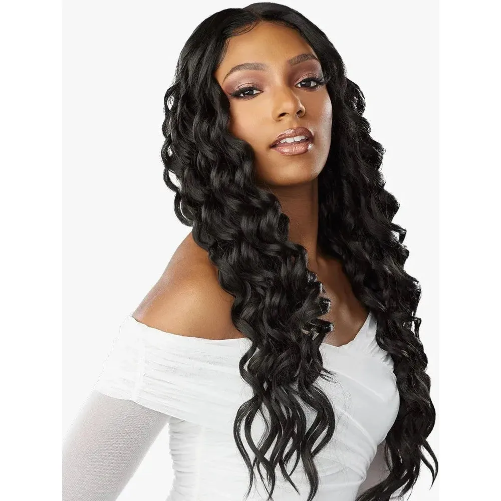 Sensationnel Butta Lace Human Hair Blend HD Lace Front Wig - Deep Twist 26" - Image 3