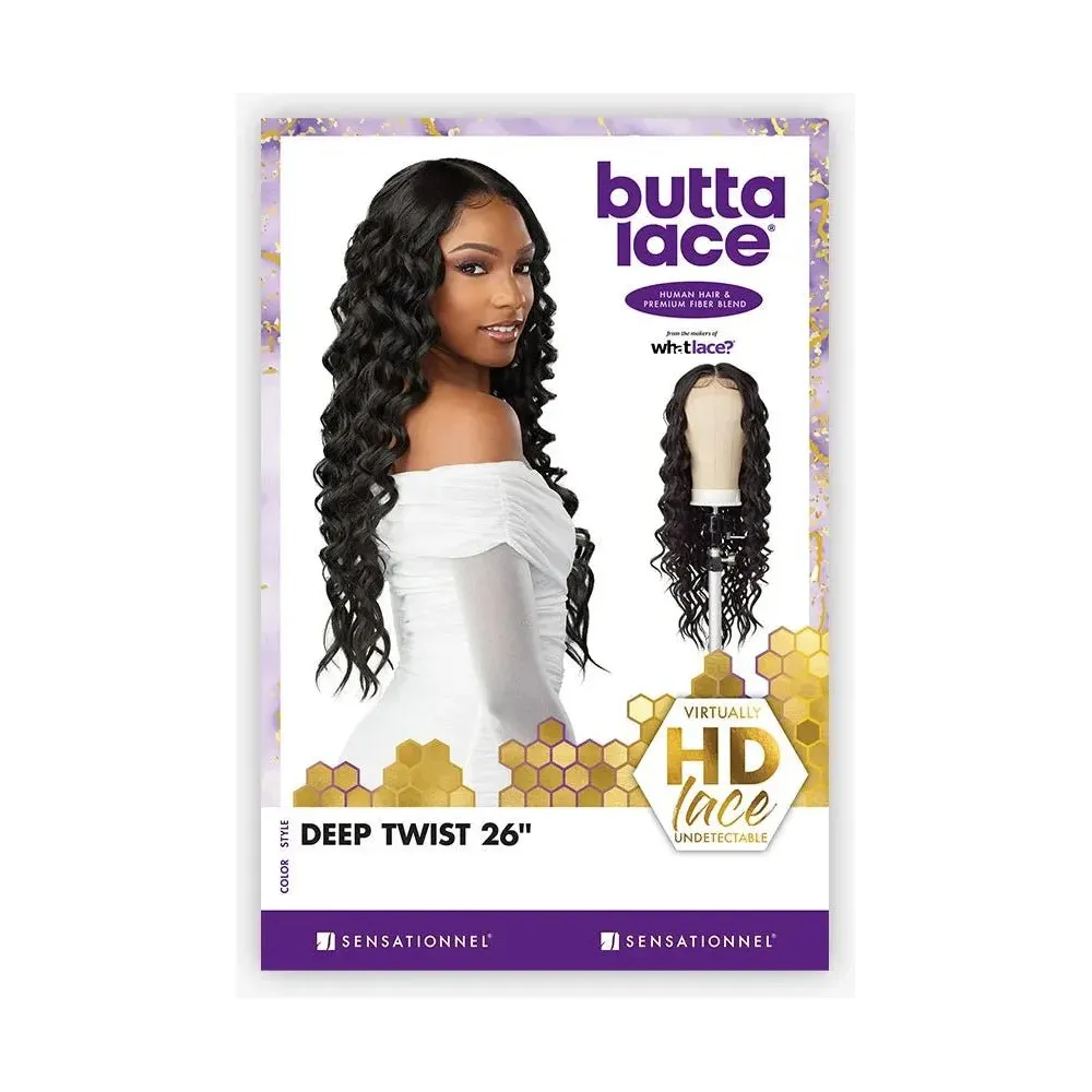 Sensationnel Butta Lace Human Hair Blend HD Lace Front Wig - Deep Twist 26" - Image 9