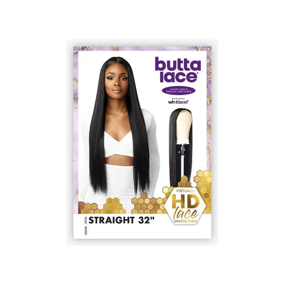 Sensationnel Butta Lace Human Hair Blend Lace Front Wig - Straight 32" - Image 2
