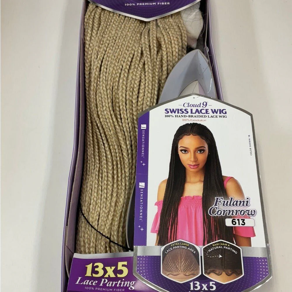Sensationnel Cloud 9 13x5 Synthetic Lace Front Wig - Fulani Cornrow - Image 6