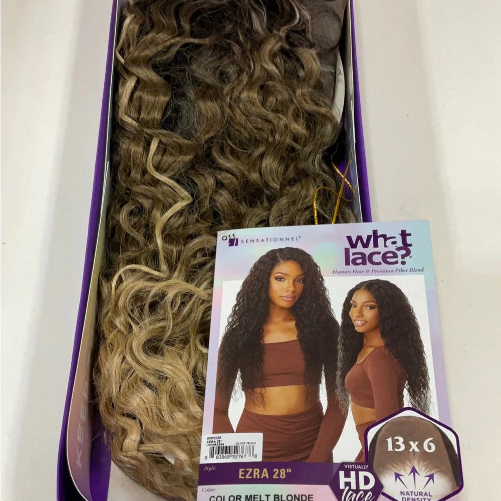 Sensationnel What Lace 13×6 HD Human‑Blend Wig – Ezra 28″ - Image 10
