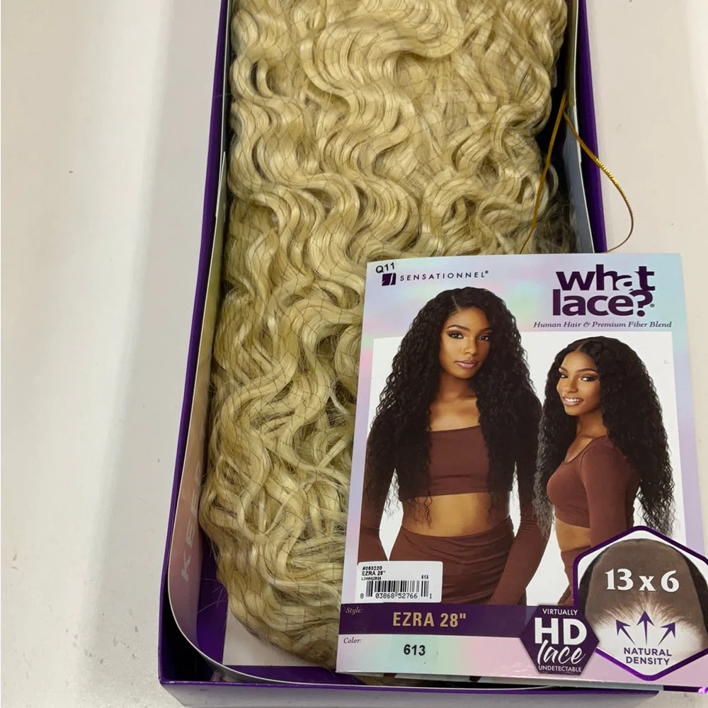 Sensationnel What Lace 13×6 HD Human‑Blend Wig – Ezra 28″ - Image 11