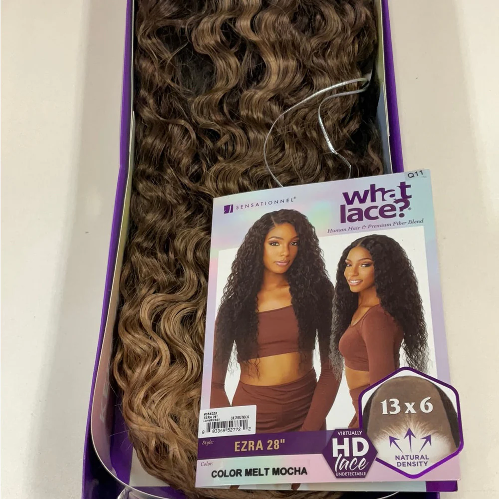Sensationnel What Lace 13×6 HD Human‑Blend Wig – Ezra 28″ - Image 12