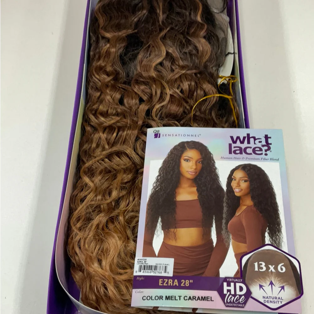 Sensationnel What Lace 13×6 HD Human‑Blend Wig – Ezra 28″ - Image 14