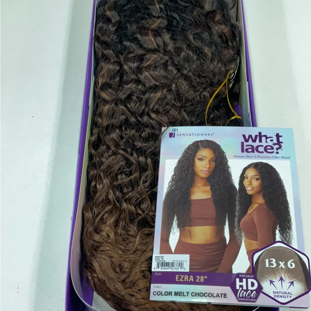 Sensationnel What Lace 13×6 HD Human‑Blend Wig – Ezra 28″ - Image 15