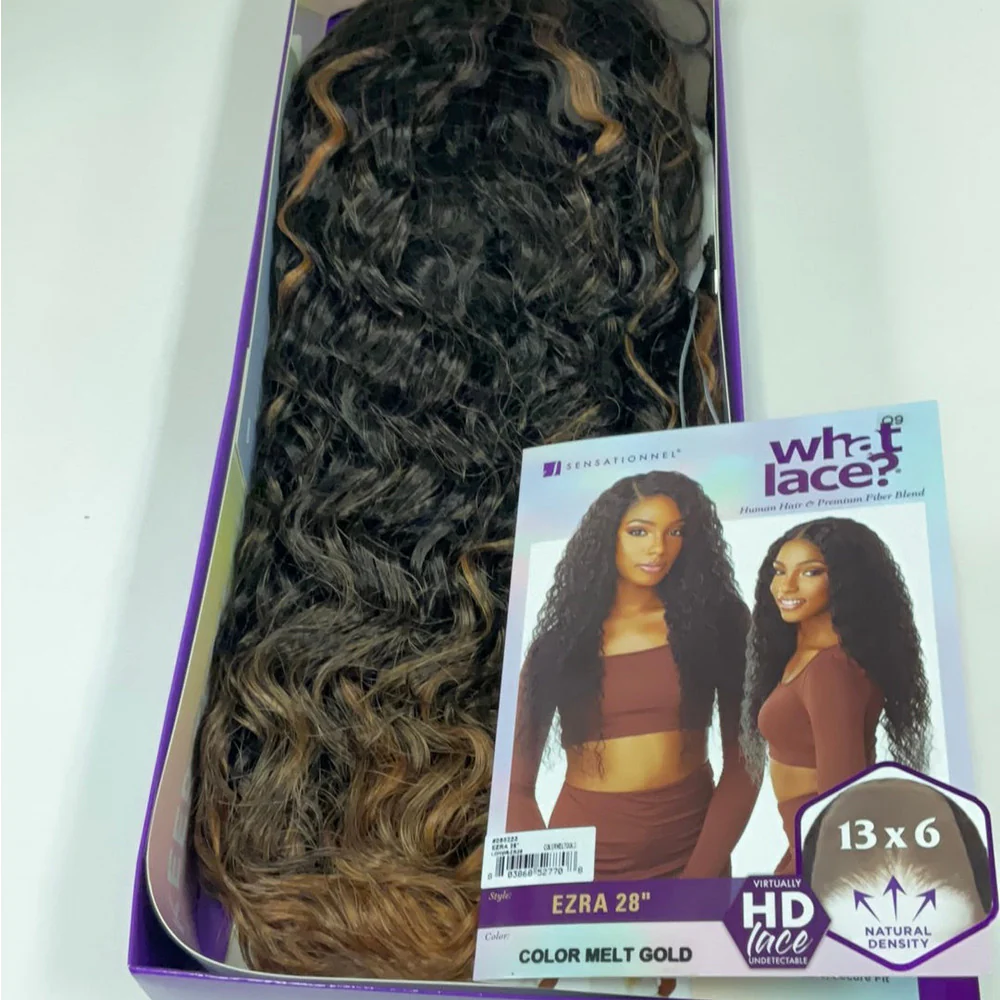 Sensationnel What Lace 13×6 HD Human‑Blend Wig – Ezra 28″ - Image 16