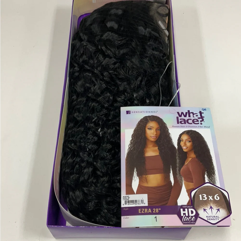 Sensationnel What Lace 13×6 HD Human‑Blend Wig – Ezra 28″ - Image 7