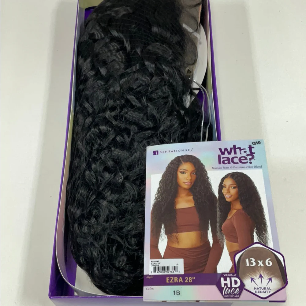 Sensationnel What Lace 13×6 HD Human‑Blend Wig – Ezra 28″ - Image 8