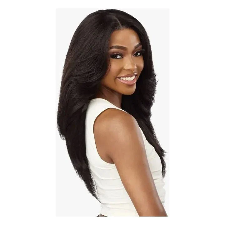 Sensationnel Kinky Edges 13x6 HD Lace Wig – Kinky Layered Blowout 22" - Image 3