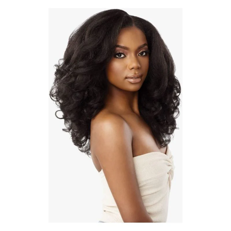 Sensationnel Kinky Edges Y-Part HD Lace Wig – Kinky Roller Set 16″ - Image 5