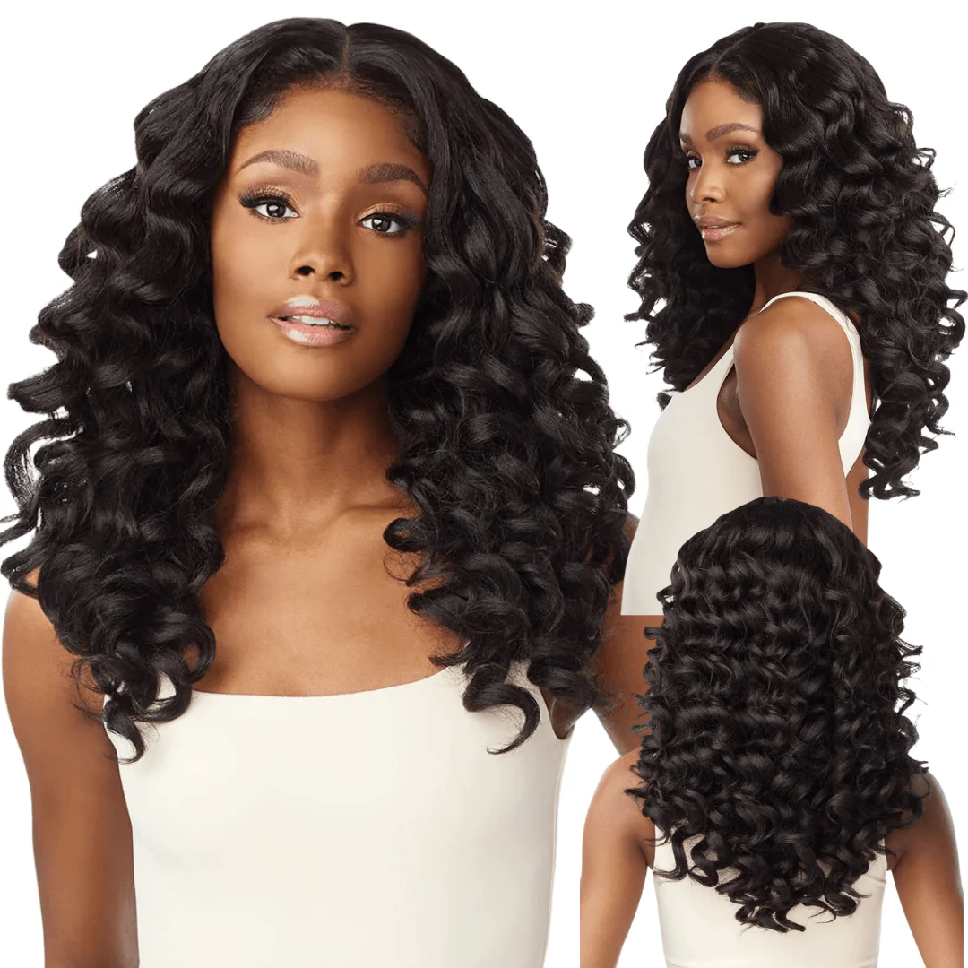 Sensationnel Kinky Edges Y-Part HD Lace Wig – Kinky Wand Curl 20″