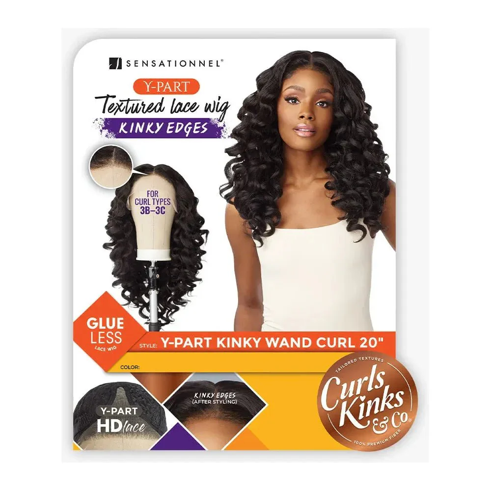 Sensationnel Kinky Edges Y-Part HD Lace Wig – Kinky Wand Curl 20″ - Image 7