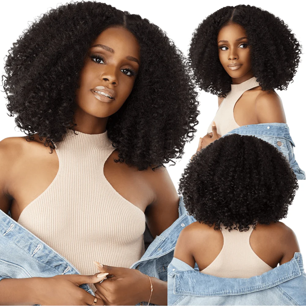 Sensationnel Curls Kinks & Co. HD Lace Y‑Part Wig – Kinky Zigzag Curls 14″