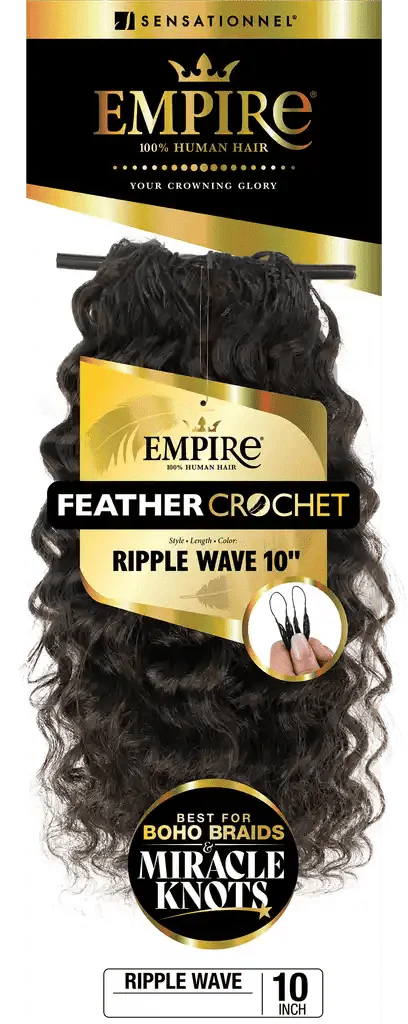 Sensationnel Empire 100% Human Hair Feather Crochet – Ripple Wave