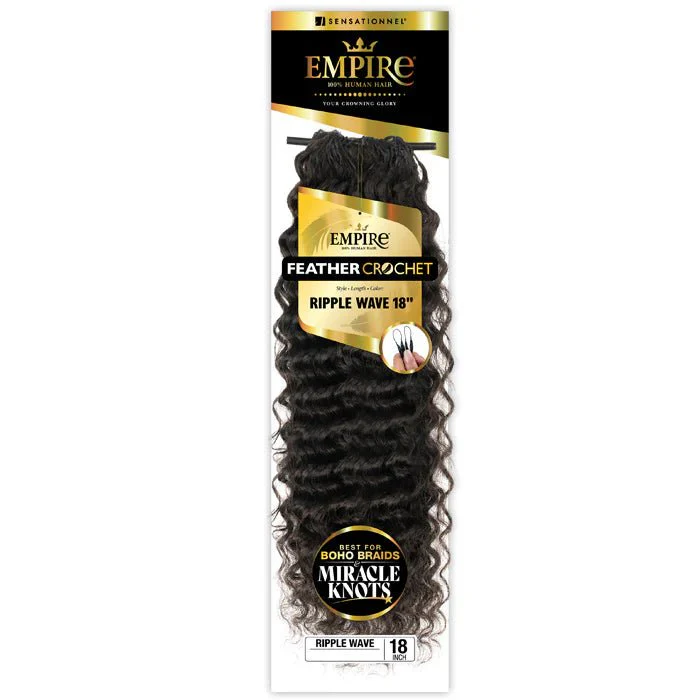 Sensationnel Empire 100% Human Hair Feather Crochet – Ripple Wave - Image 4