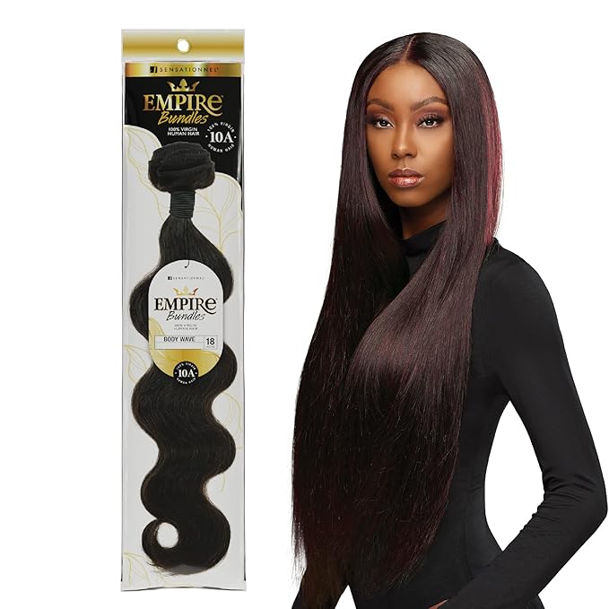 Sensationnel Empire 10A 100% Human Hair Body Wave - 10” to 28” - Image 5