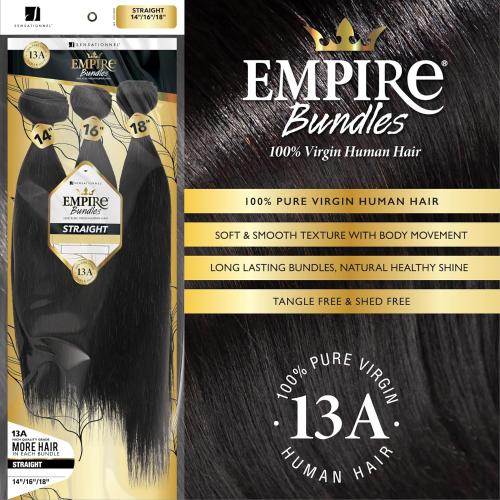 Sensationnel Empire Bundles Virgin Human Hair Weave 3X Multi Pack - Image 3