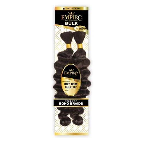 Sensationnel Empire Human Hair – Deep Body Bulk 18"