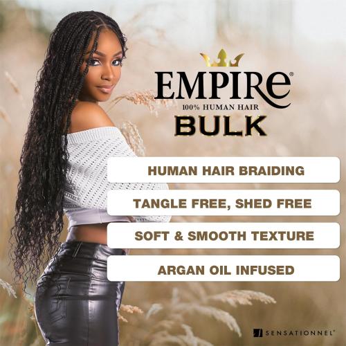 Sensationnel Empire Human Hair – Water Wave Bulk 18" - Image 4