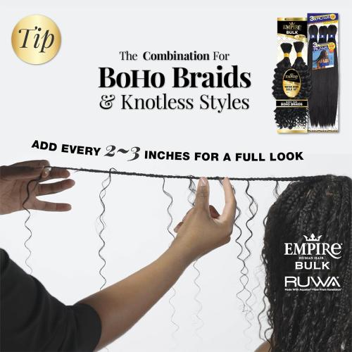 Sensationnel Empire Human Hair – Water Wave Bulk 22" - Image 3