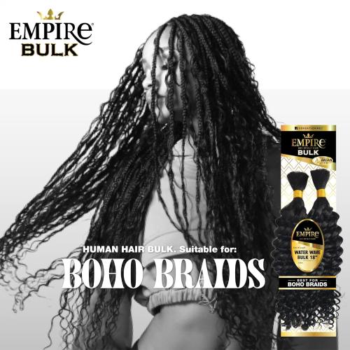 Sensationnel Empire Human Hair – Water Wave Bulk 22" - Image 4