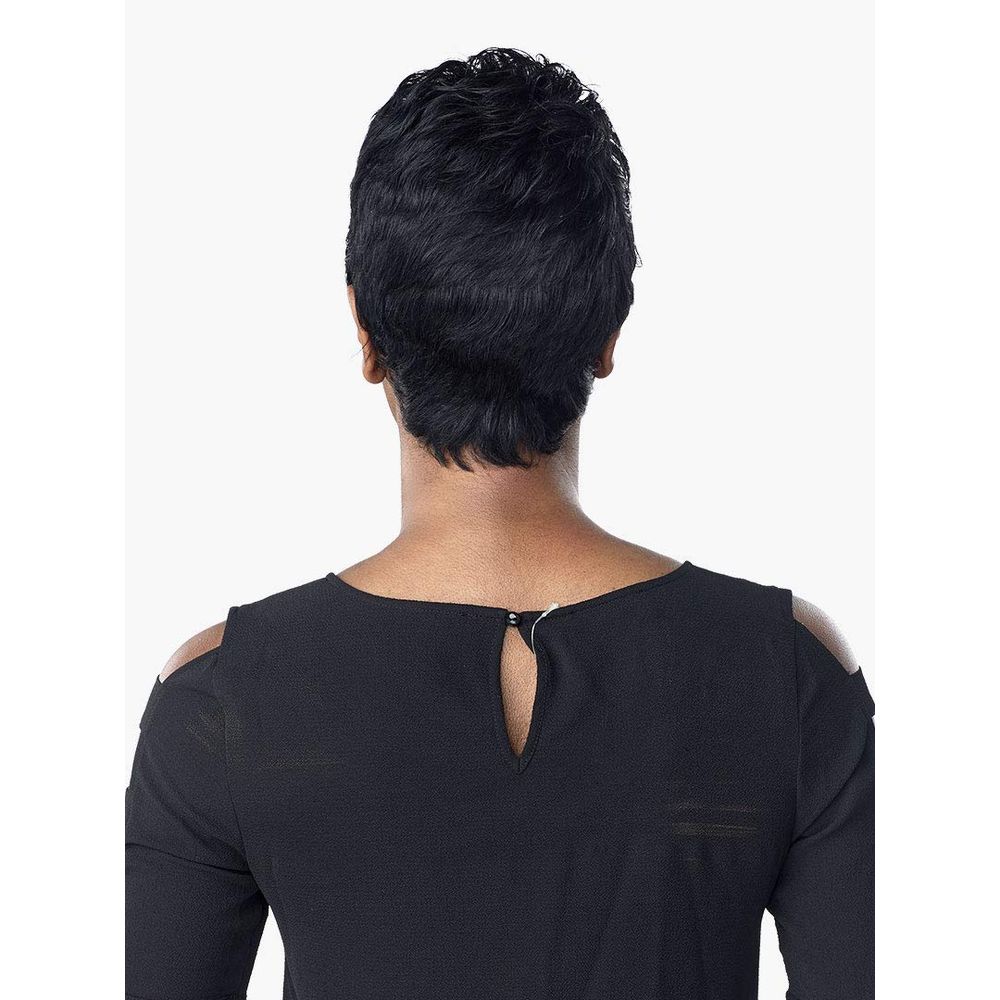 Sensationnel Empire Human Hair Salt & Pepper Full Wig - Mona - Image 5