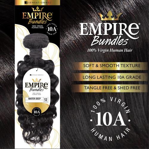 Sensationnel Empire 100% Human Hair Water Deep - 10"-28" - Image 4
