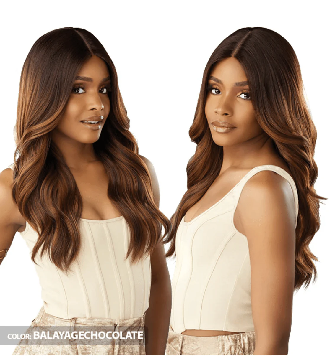 Sensationnel Glamzy Synthetic HD Lace V-Part Glueless Wig - Thalia - Image 2