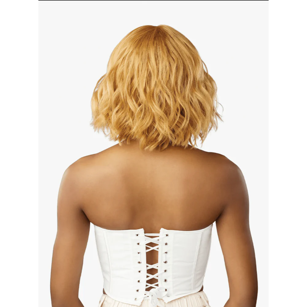 Sensationnel Glamzy Synthetic HD Lace Part Glueless Wig - Rosy - Image 5