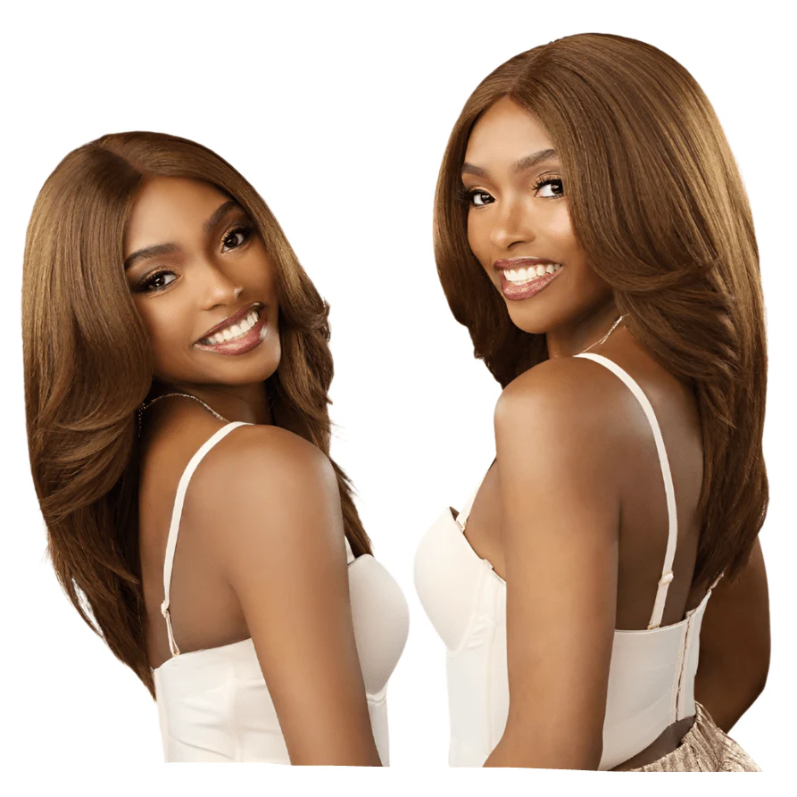 Sensationnel Glamzy Synthetic HD Lace Part Glueless Wig - Alondra - Image 2