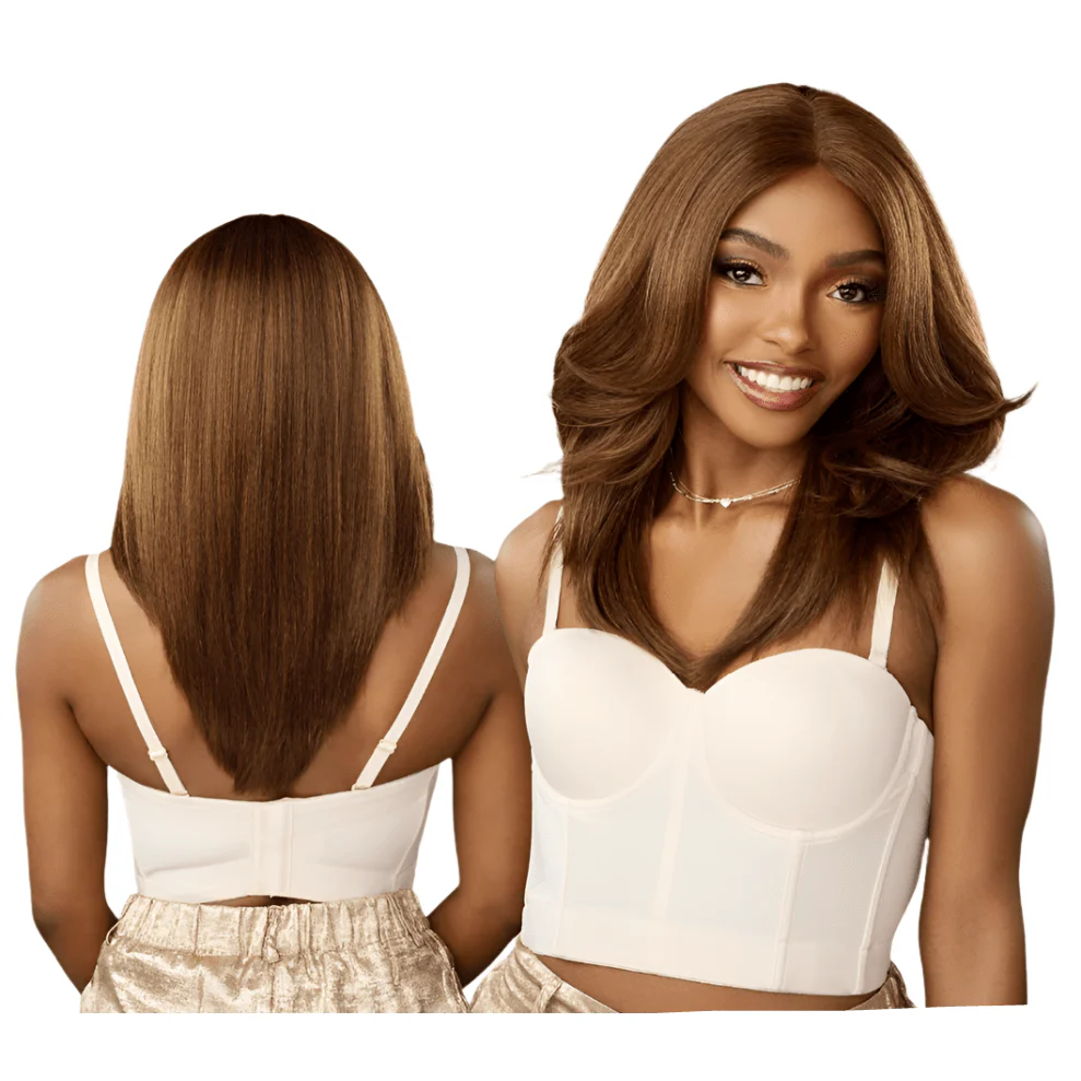 Sensationnel Glamzy Synthetic HD Lace Part Glueless Wig - Alondra - Image 3