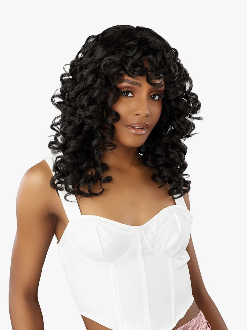 Sensationnel Glamzy Synthetic HD Lace Part Glueless Wig - Bailey - Image 5