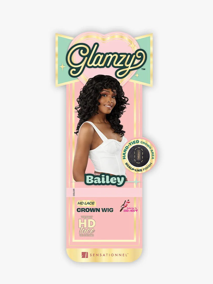 Sensationnel Glamzy Synthetic HD Lace Part Glueless Wig - Bailey - Image 9