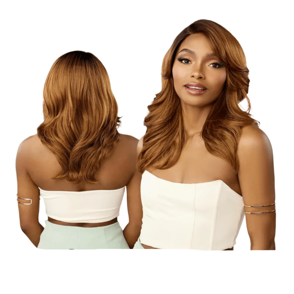 Sensationnel Glamzy Synthetic HD Lace Part Glueless Wig - Zaria - Image 2