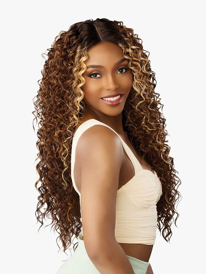 Sensationnel Glamzy Synthetic HD Lace Part Glueless Wig - Zinnia - Image 6