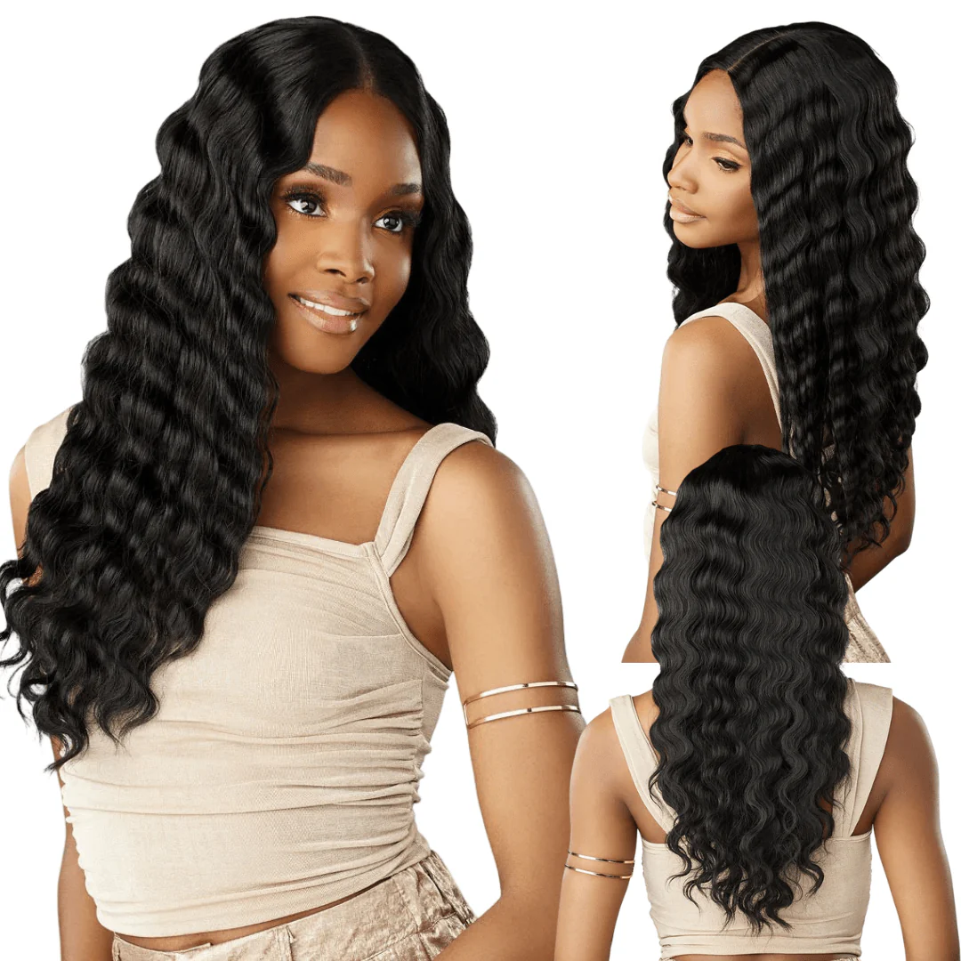 Sensationnel Glamzy Synthetic HD Lace Part Glueless Wig - Seraphina
