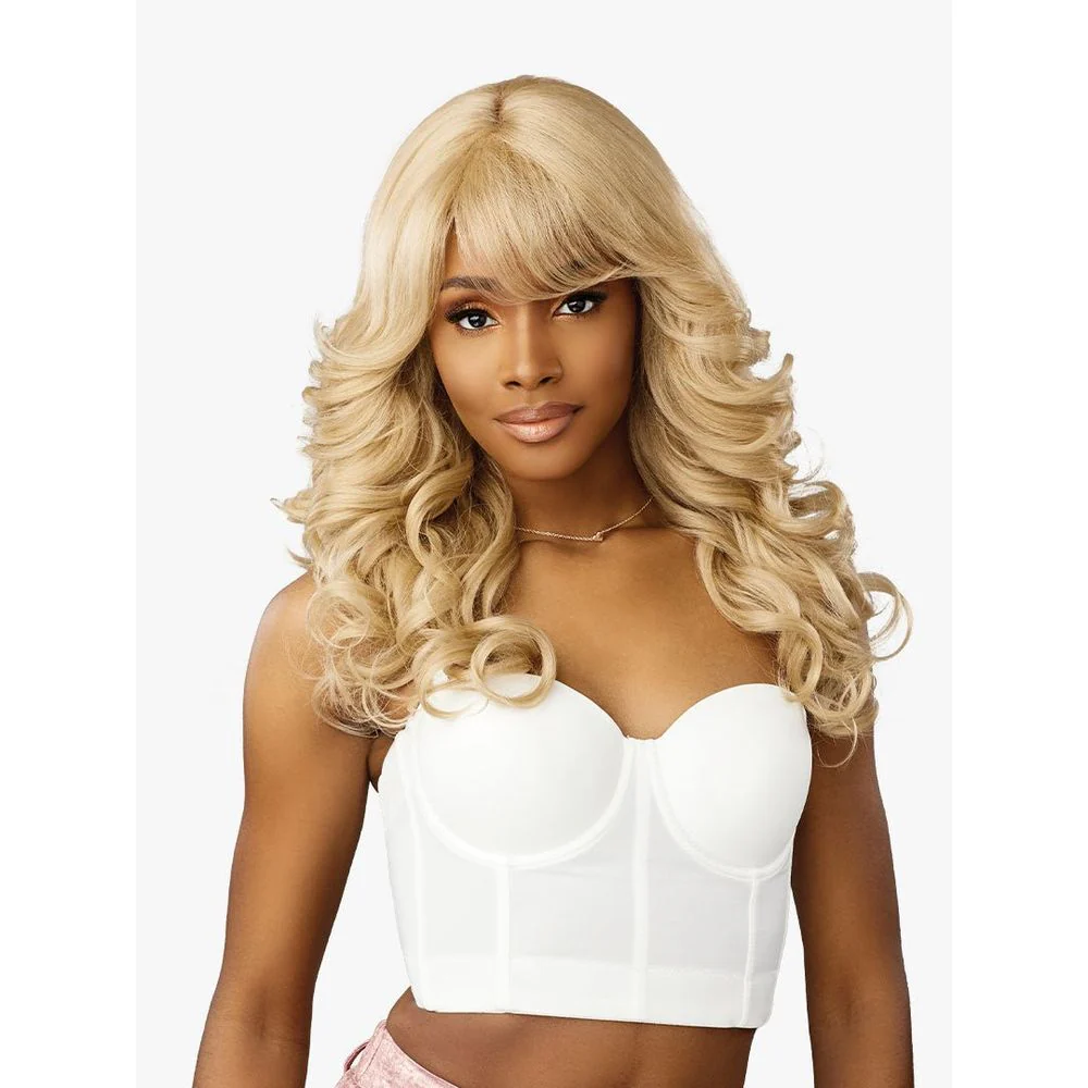 Sensationnel Glamzy Synthetic HD Lace Part Glueless Wig - Tinsy - Image 5