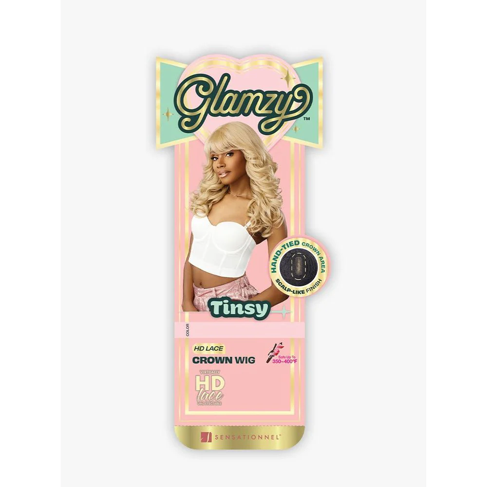 Sensationnel Glamzy Synthetic HD Lace Part Glueless Wig - Tinsy - Image 7